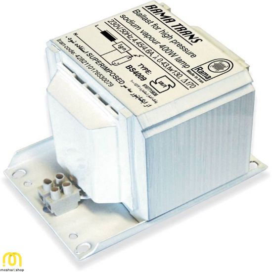 0000638_-400-_550 ترانس 400 وات بخار سدیم ایستاده - راما